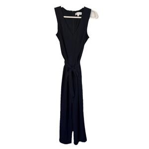 Emma & Michele Navy Blue Sleeveless Wide leg Jumpsuit Sz 10